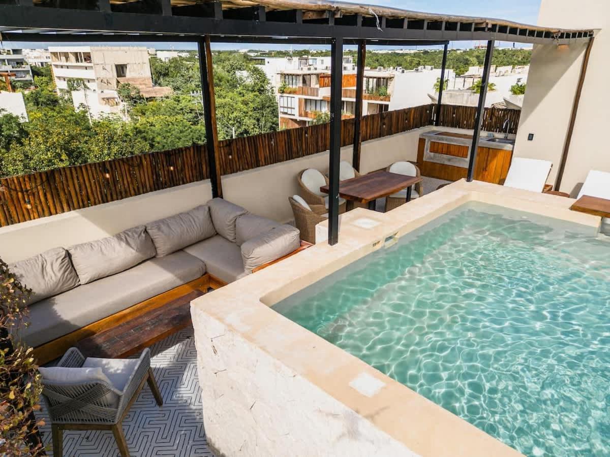 2 Story Penthouse Rooftop Pool * Tulum
